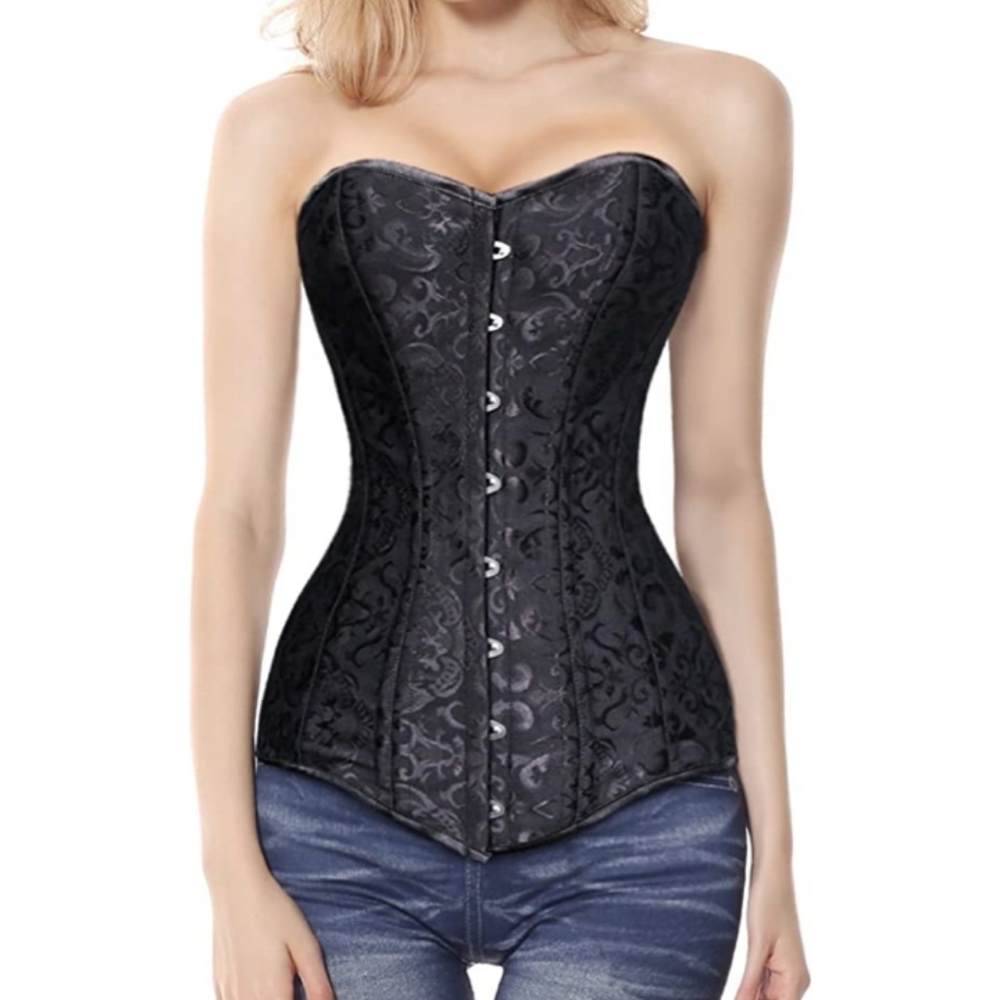 Charmian long brocade corset 28 M